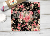 Vintage Rose Patterned Adhesive Vinyl 080